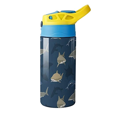 Gourde Requin couleur inox isotherme double paroi 500 ml variant 6 