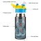 Gourde Serpent couleur inox isotherme double paroi 500 ml - miniature variant 2