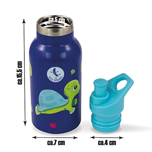 Gourde Tortue couleuré plastique sans bpa isotherme double paroi 350 ml variant 0 