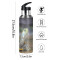 Gourde Tortue art mode sport inox sans bpa isotherme double paroi paille 600 ml - miniature variant 1