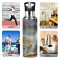 Gourde Tortue art mode sport inox sans bpa isotherme double paroi paille 600 ml - miniature variant 4