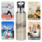 Gourde Araignée art mode sport inox sans bpa isotherme double paroi paille 600 ml - miniature variant 4