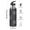 Gourde Araignée art mode sport inox sans bpa isotherme double paroi paille 600 ml - miniature variant 1