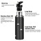 Gourde Araignée art mode sport inox sans bpa isotherme double paroi paille 600 ml - miniature variant 2