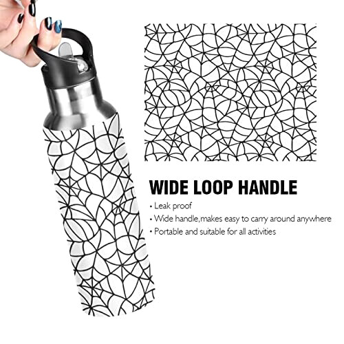 Gourde Araignée art mode sport inox sans bpa isotherme double paroi paille 600 ml variant 2 