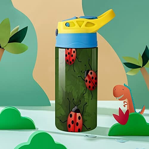 Gourde Coccinelle couleur inox isotherme double paroi 500 ml variant 5 