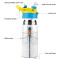 Gourde Libellule couleur inox isotherme double paroi 500 ml - miniature variant 2