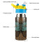Gourde Libellule couleur inox isotherme double paroi 500 ml - miniature variant 2