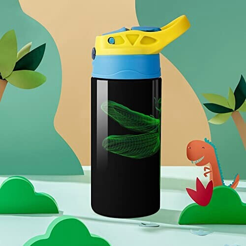 Gourde Libellule couleur inox isotherme double paroi 500 ml variant 5 