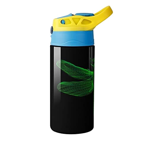 Gourde Libellule couleur inox isotherme double paroi 500 ml variant 6 