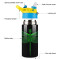 Gourde Libellule couleur inox isotherme double paroi 500 ml - miniature variant 2