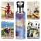 Gourde Libellule mode mignonne inox sans bpa isotherme double paroi paille 600 ml - miniature variant 4