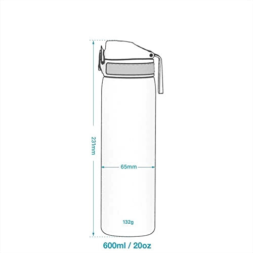 Gourde Papillon plastique sans bpa 600 ml variant 6 