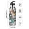 Gourde Papillon art mode sport inox sans bpa isotherme double paroi paille 600 ml - miniature variant 1