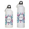 Gourde Papillon blanc aluminium 650 ml - miniature