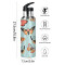 Gourde Papillon art mode sport inox sans bpa isotherme double paroi paille 600 ml - miniature variant 1