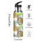 Gourde Ananas art mode sport inox sans bpa isotherme double paroi paille 600 ml - miniature variant 1