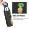 Gourde Ananas multicolore inox sans bpa isotherme pliable paille 600 ml - miniature variant 4