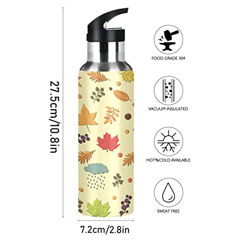 Gourde Raisin mode mignonne inox sans bpa isotherme double paroi paille 600 ml variant 0 