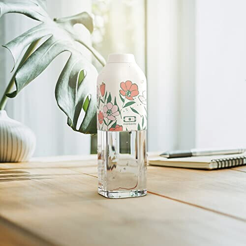 Gourde Rose - Fleur - graphic bloom plastique sans bpa 500 ml variant 3 